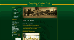 Desktop Screenshot of ditchlingcc.co.uk